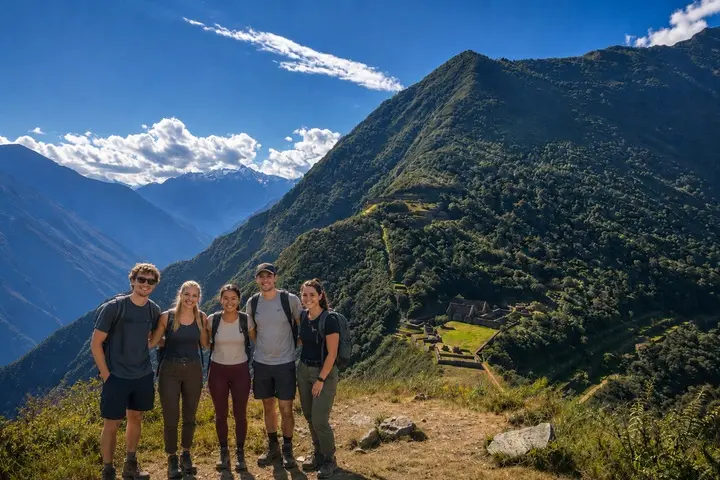 Choquequirao Trek 5 days from Cusco — Marampata viewpoint over Apurímac canyon